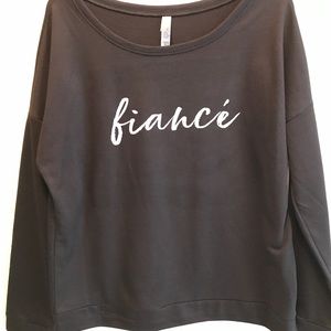 Fiancé Scoop neck Sweater XL NWOT